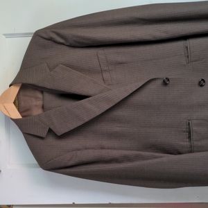 Brown Pinstripe Three Piece Suit